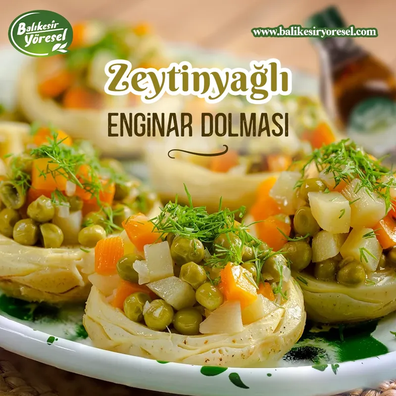 Zeytinyağlı Enginar Dolması
